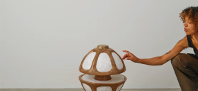EADP Design Winner Joanne Odisho with her work Lume