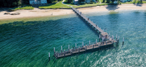 Aerial image of Currawong Wharf