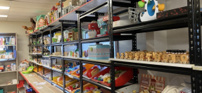 Photo of a shelf of toys