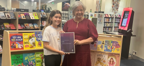 Ivy D and Mayor Heins